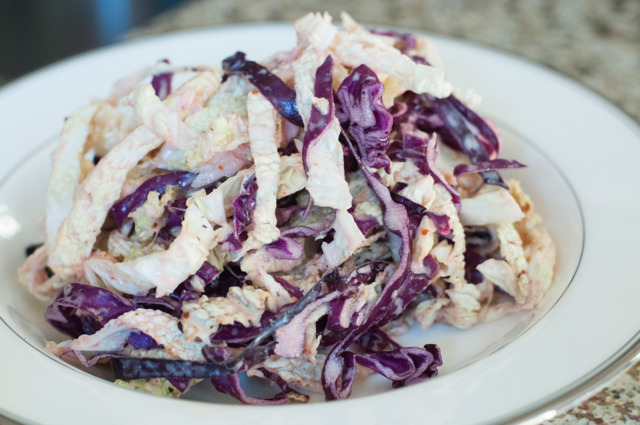 CABBAGE PATCH: Chef Ahki's spicy ancho chipotle slaw